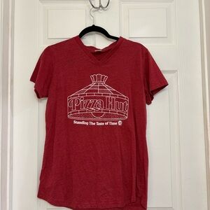 Women’s Pizza Hut Red Logo V-Neck Tee
